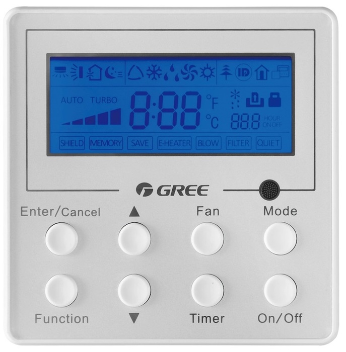 Канальный кондиционер Gree GU100PHS/A1-K/GU100W/A1-M