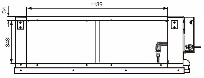 Канальный кондиционер Excon CR-01-2823
