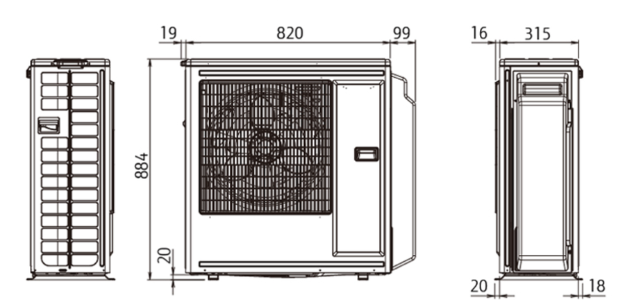 Fujitsu Free match  AOYG30KBTA4, фото3