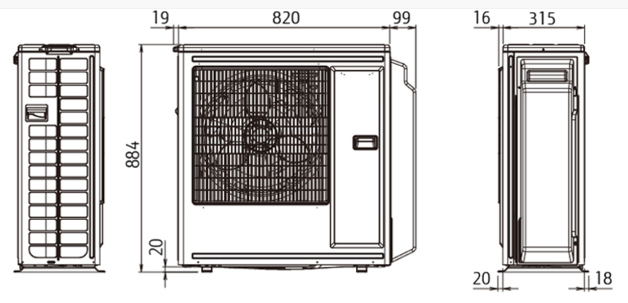 Fujitsu Free match  AOYG36KBTA5, фото3