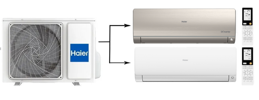 Haier Flexis Super Match 2U40S2SM1FA/AS25S2SF2FA-W/AS25S2SF2FA-G