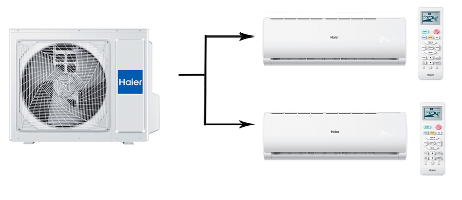 Haier Leader Super Match 2U50S2SM1FA-3/AS07TS6HRA-M/AS18TS5HRA-M