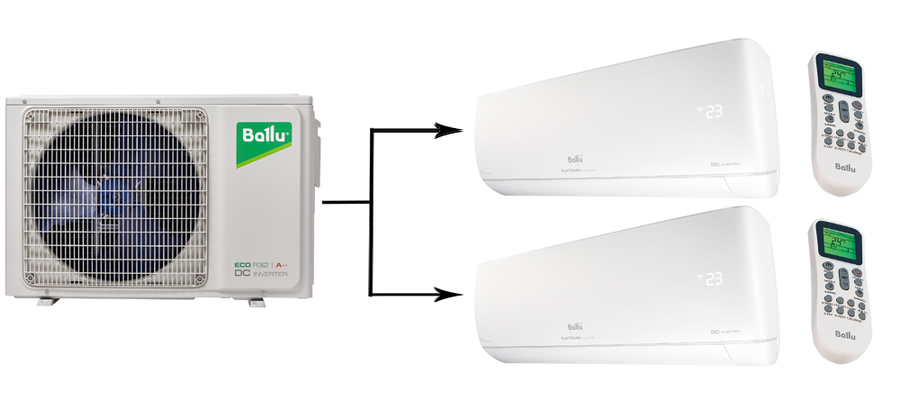 Ballu Free Match ERP R32 BA2OI-FM-14HN8/BSUI-FM-07HN8/EU*2