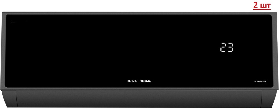 Мульти сплит-система на 2 комнаты Royal Thermo RTFMO-14HN8/RTFMI-07HN8/black*2
