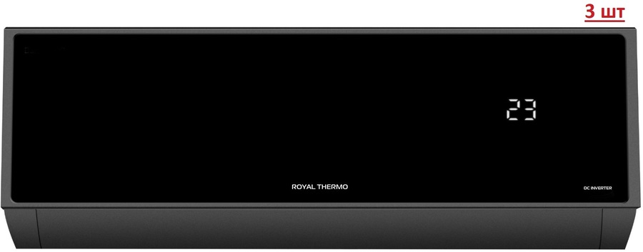 Мульти сплит-система на 3 комнаты Royal Thermo RTFMO-27HN8/RTFMI-09HN8/black*3