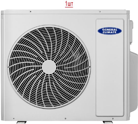Мульти сплит-система General Climate Free Multi 2 GU-M3E21H32/GC-MR09HR32*3