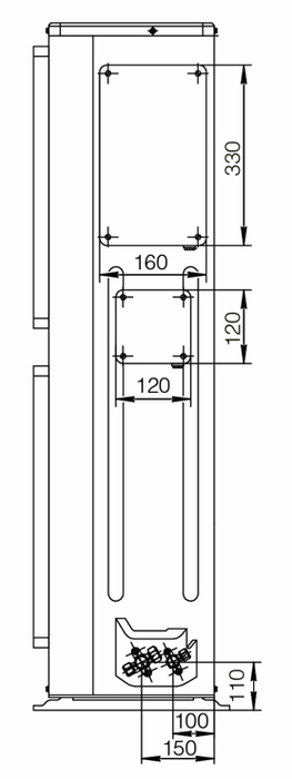 Напольно-потолочный кондиционер Excon CR-01-1622