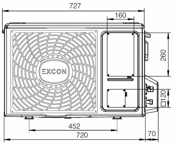 Настенный кондиционер Excon CR-01-0211