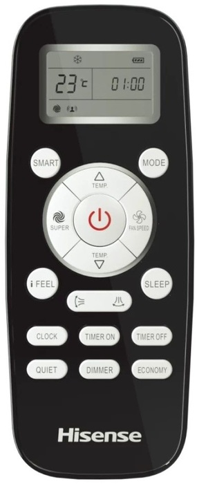 Настенный кондиционер Hisense Black Crystal Super AS-10UW4RVETG01(B) WI-FI