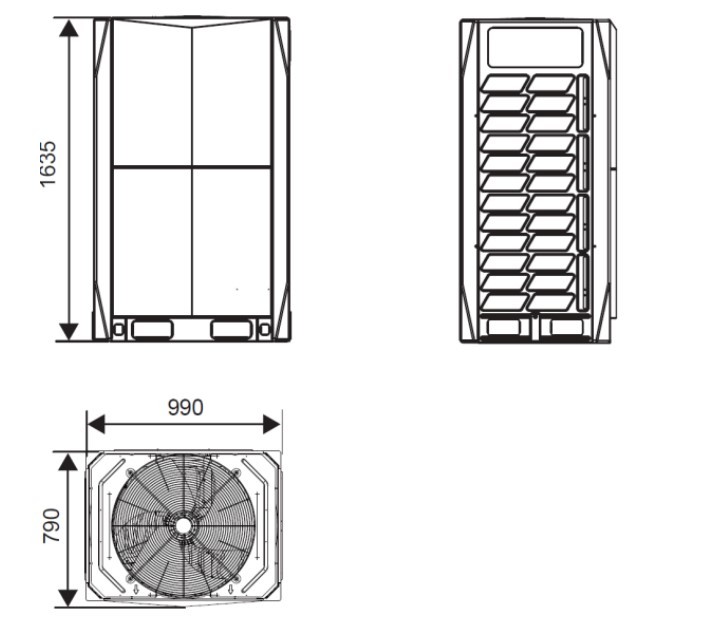 VRF система Systemair SYSVRF2 M 335 AIR EVO HR R