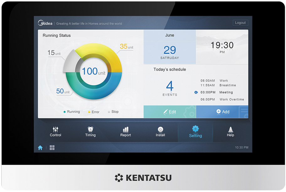 VRF система Kentatsu KTRA290HZAN3-i