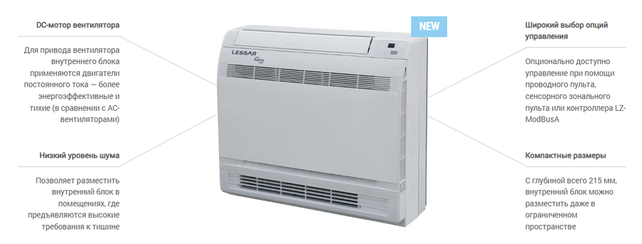 VRF система Lessar LSM-AH45OUA2