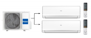 Haier Flexis Super Match 2U40S2SM1FA/AS25S2SF2FA-W*2шт