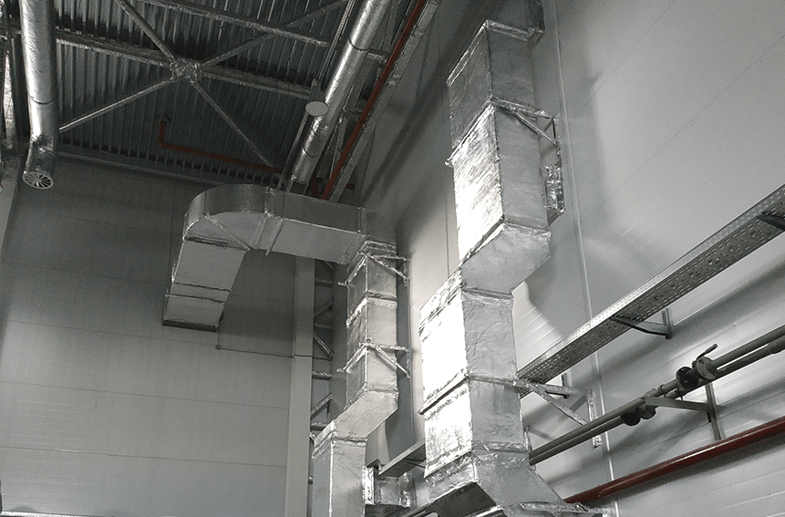 установка промышленной вентиляции в СПб